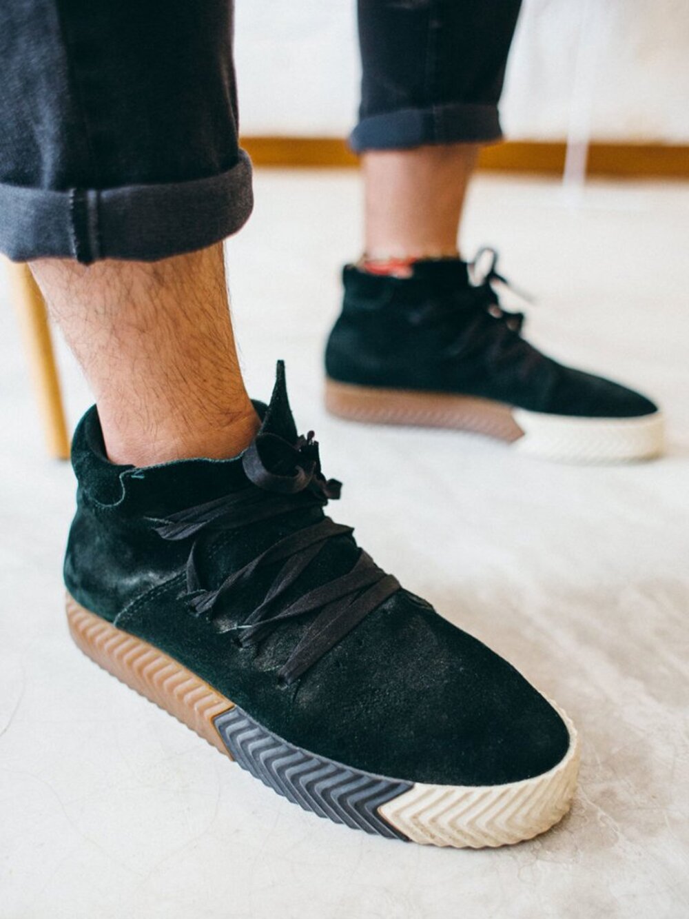 Alexander Wang x Adidas Originals Unisex Skate Mid Sneakers